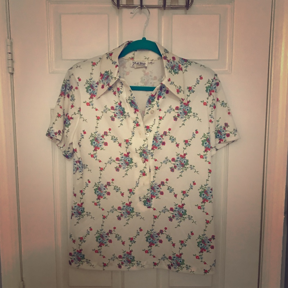 Vintage Button Blouse